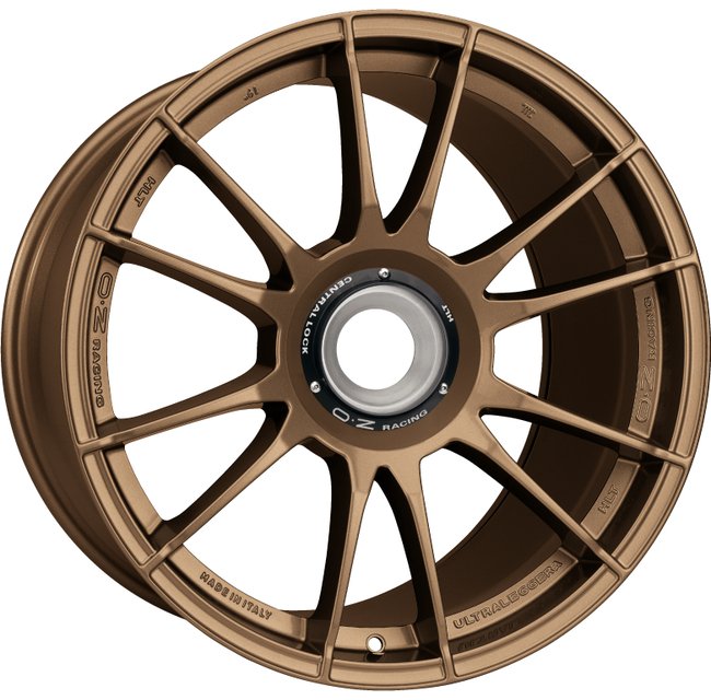 Cerchio in lega OZ Racing ULTRALEGGERA HLT CL 19x8.5 ET53 15x130 MATT BRONZE CERTIFICATO NAD