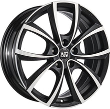 Load image into Gallery viewer, Cerchio in Lega MSW 27 17x7.5 ET48 5x112 MATT DARK TITANIUM FULL POLISHED CERTIFICATO NAD