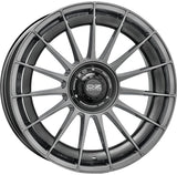 Cerchio in lega OZ Racing SUPERTURISMO AERO 18x8 ET48 5x100 STAR GRAPHITE CERTIFICATO NAD