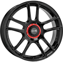 Load image into Gallery viewer, Cerchio in lega OZ Racing INDY HLT 19x8 ET45 5x112 GLOSS BLACK CERTIFICATO NAD