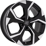 Cerchio in Lega MSW 43 18x8 ET28 5x112 GLOSS BLACK FULL POLISHED CERTIFICATO NAD