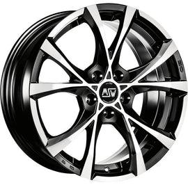 Cerchio in Lega MSW CROSS OVER 18x8 ET40 5x114 GLOSS BLACK FULL POLISHED CERTIFICATO NAD