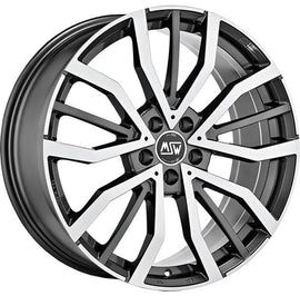 Cerchio in Lega MSW 49 20x8.5 ET30 5x112 GLOSS GUN METAL FULL POLISHED CERTIFICATO NAD