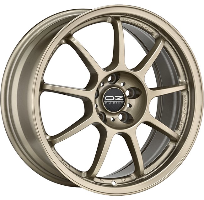 Cerchio in lega OZ Racing ALLEGGERITA HLT 5F 18x7.5 ET48 5x100 WHITE GOLD CERTIFICATO NAD