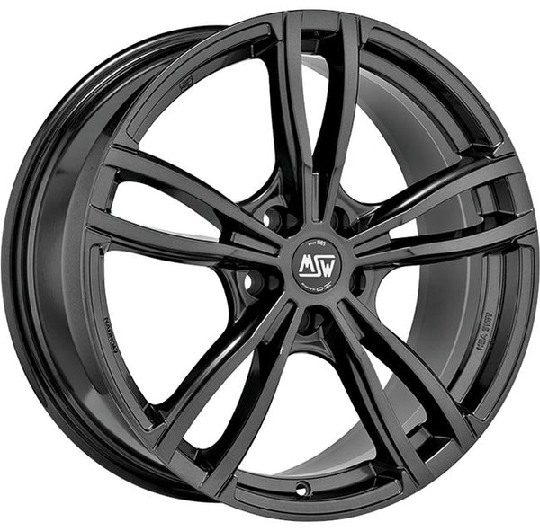Cerchio in Lega MSW 73 18x8.5 ET40 5x114 GLOSS DARK GREY CERTIFICATO NAD