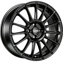 Load image into Gallery viewer, Cerchio in lega OZ Racing SUPERTURISMO LM 19x8.5 ET45 5x108 MATT BLACK SILVER LETTERING CERTIFICATO NAD