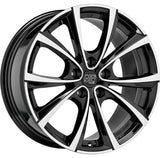 Cerchio in Lega MSW 27T 18x8.5 ET40 5x114 GLOSS BLACK FULL POLISHED CERTIFICATO NAD