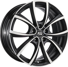 Cerchio in Lega MSW 27 18x7.5 ET48 5x112 MATT DARK TITANIUM FULL POLISHED CERTIFICATO NAD