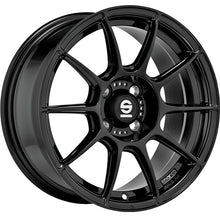 Load image into Gallery viewer, Cerchio in lega SPARCO FF 1 17x8 ET35 5x112 GLOSS BLACK CERTIFICATO NAD