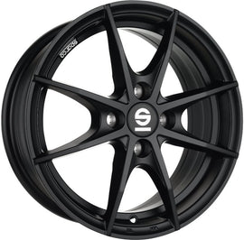 Cerchio in lega SPARCO TROFEO 4 14x6 ET35 4x100 MATT BLACK CERTIFICATO NAD