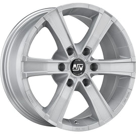 Cerchio in Lega MSW SAHARA 6 MSW  18x8 ET35 6x139 FULL SILVER CERTIFICATO NAD