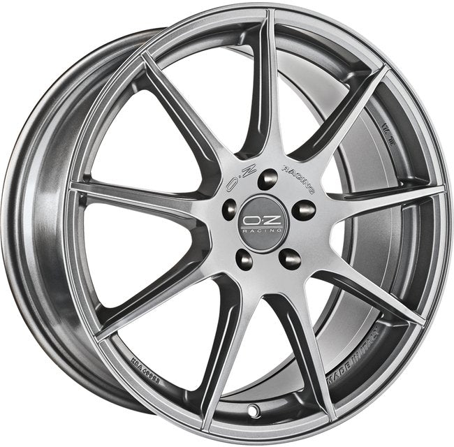 Cerchio in lega OZ Racing OMNIA 17x7.5 ET35 5x112 GRIGIO CORSA BRIGHT CERTIFICATO NAD