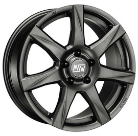 Cerchio in Lega MSW 77 15x6 ET38 5x100 MATT DARK GREY CERTIFICATO NAD