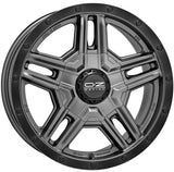 Cerchio in lega OZ Racing RALLY ADVENTURE 17x8 ET44 6x139 MATT GRAPHITE / BLACK LIP CERTIFICATO NAD