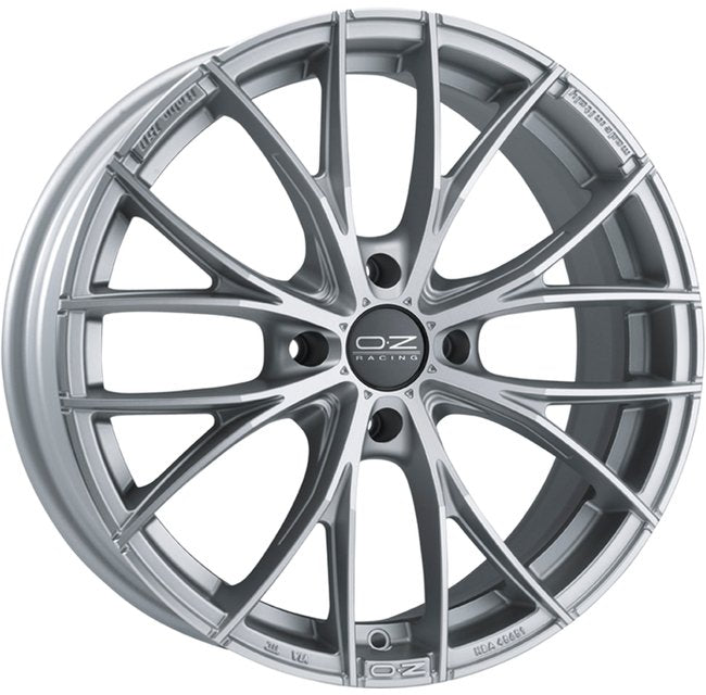 Cerchio in lega OZ Racing ITALIA 150 4F 17x7 ET42 4x108 MATT RACE SILVER DIAMOND CUT CERTIFICATO NAD