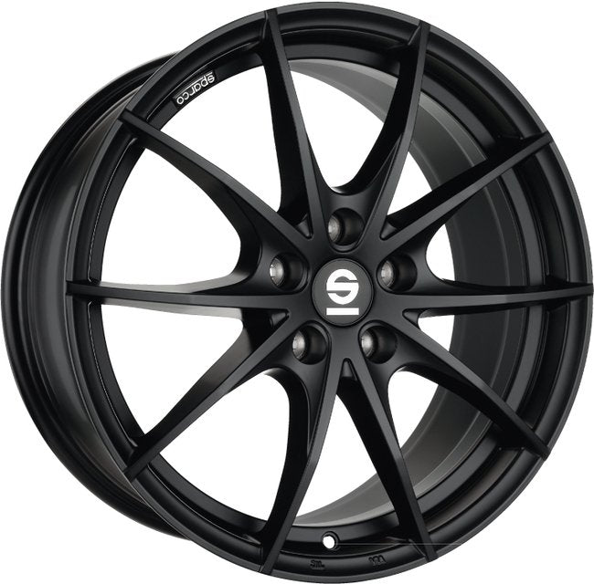 Cerchio in lega SPARCO TROFEO 5 17x7.5 ET35 5x112 MATT BLACK CERTIFICATO NAD