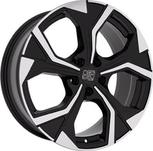 Carica l&#39;immagine nel visualizzatore di Gallery, Cerchio in Lega MSW 43 18x8 ET50 5x112 GLOSS BLACK FULL POLISHED CERTIFICATO NAD