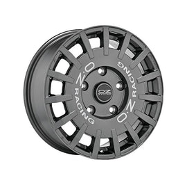Cerchio in lega OZ Racing RALLY RACING VAN 18x8 ET45 5x120 DARK GRAPHITE SILVER LETTERING CERTIFICATO NAD
