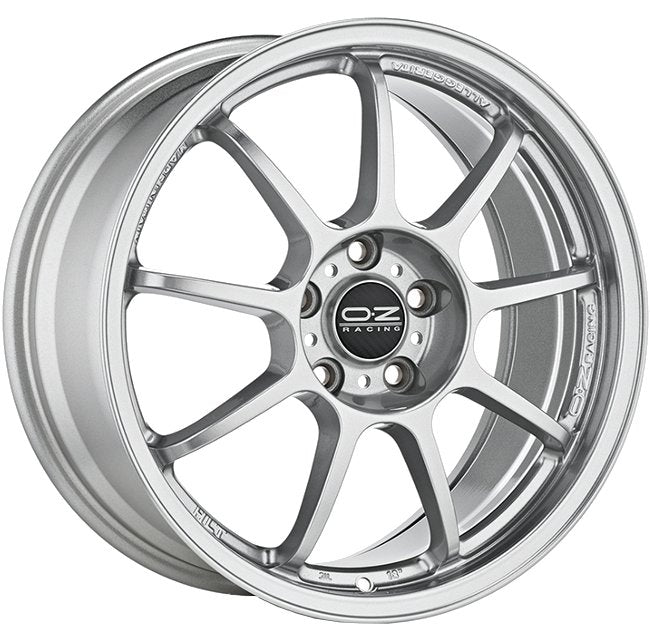 Cerchio in lega OZ Racing ALLEGGERITA HLT 5F 18x7.5 ET50 5x112 STAR SILVER CERTIFICATO NAD