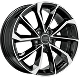 Cerchio in Lega MSW 42 18x8 ET30 5x114 GLOSS BLACK FULL POLISHED CERTIFICATO NAD
