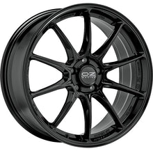 Load image into Gallery viewer, Cerchio in lega OZ Racing HYPER GT HLT 18x8 ET45 5x120 GLOSS BLACK CERTIFICATO NAD