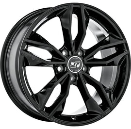 Cerchio in Lega MSW 71 19x8 ET34 5x114 GLOSS BLACK CERTIFICATO NAD