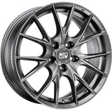 Cerchio in Lega MSW 25 18x8.5 ET37 5x120 MATT TITANIUM CERTIFICATO NAD