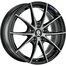 Load image into Gallery viewer, Cerchio in lega SPARCO TROFEO 5 17x7.5 ET48 5x112 FUME BLACK FULL POLISHED CERTIFICATO NAD
