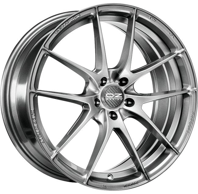 Cerchio in lega OZ Racing LEGGERA HLT 19x8.5 ET38 5x114 GRIGIO CORSA BRIGHT CERTIFICATO NAD