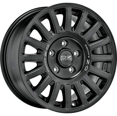 Cerchio in lega OZ Racing RALLY RAID 17x8 ET30 5x150 MATT BLACK SILVER  LETTERING CERTIFICATO NAD