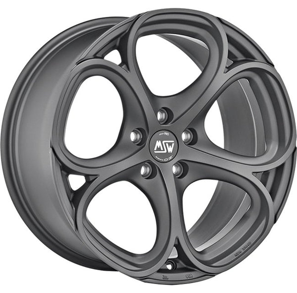 Cerchio in Lega MSW 82 19x8 ET42 5x110 MATT GUN METAL CERTIFICATO NAD