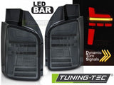 Fanali Posteriori LED BAR SMOKE sequenziali per VW T5 10-15