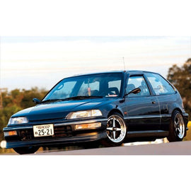 Frangivento Anteriori JDM Style Smoke Plastica Honda Civic EF ED EE