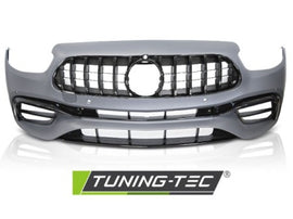 Paraurti Anteriore Sportivo con Fori Sensori di Parcheggio Neri per MERCEDES W213 20-23