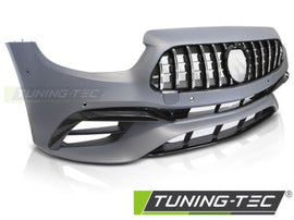 Paraurti Anteriore Sportivo con Fori Sensori di Parcheggio CHROME per MERCEDES W213 20-23