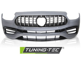 Paraurti Anteriore Sportivo con Fori Sensori di Parcheggio CHROME per MERCEDES W213 20-23