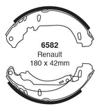 Ganascia Freno EBC Posteriore DACIA Logan 1.2 Cv  dal 2009 al 2012 Pinza  Diametro disco 0mm