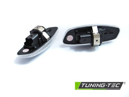 Frecce Parafanghi IN THE MIRROR Bianchi LED sequenziali per PEUGEOT 207 308 3008 5008 CITROEN C3 C4 C5