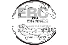 Carica l&#39;immagine nel visualizzatore di Gallery, Ganascia Freno EBC Posteriore DACIA Logan 0.9 Turbo Cv  dal 2012 al 2015 Pinza  Diametro disco 203mm