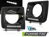 Fari Anteriori LED DRL Neri per MERCEDES Classe G W461 W463 01-12