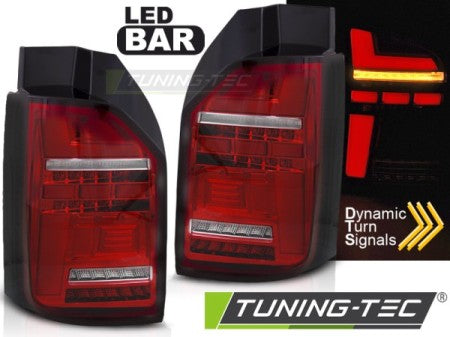 Fanali Posteriori LED BAR Rossi Bianchi sequenziali per VW T6,T6.1 15-21 OEM LED