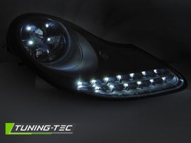 Fari Anteriori DAYLIGHT ALL Nero Opaco per PORSCHE BOXSTER 96-04 /911 996