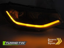 Load image into Gallery viewer, Fari Anteriori TUBE LIGHT Neri DRL sequenziali per VW CADDY 20-