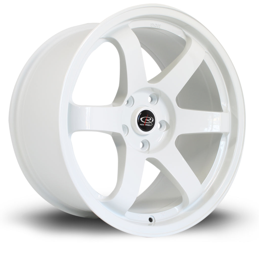 Cerchio in Lega Rota Grid 18x9.5 5x100 ET38 White