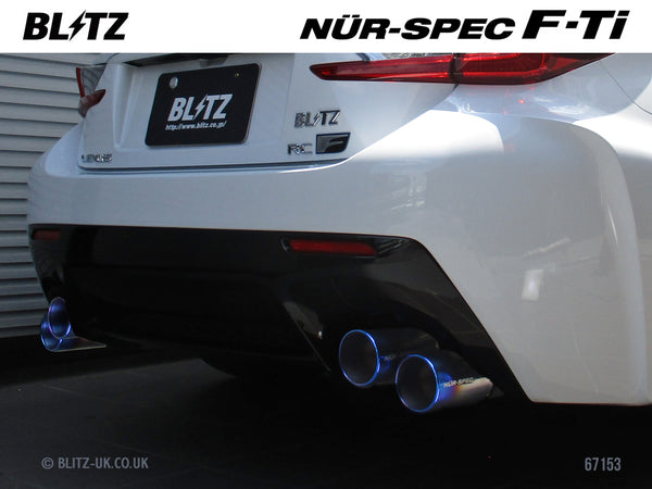 Blitz Nur-Spec F-Ti Sistema di Scarico Catback Lexus RC-F