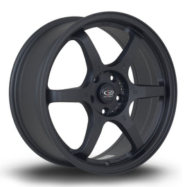 Cerchio in Lega Rota GR6 18x7.5 5x114.3 ET45 Flat Black
