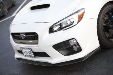Subaru 2015 WRX STi V2 spoiler anteriore curvo. NUOVO DESIGN