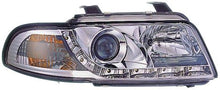 Carica l&#39;immagine nel visualizzatore di Gallery, Audi A4 B5 95-98 Fari Anteriori R8 Style a LED Chrome V1