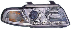 Audi A4 B5 95-98 Fari Anteriori R8 Style a LED Chrome V1