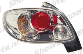 Peugeot 206 Fanali Posteriori Chrome